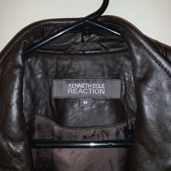 Dark Brown Leather Jacket - Picture 3 of 3